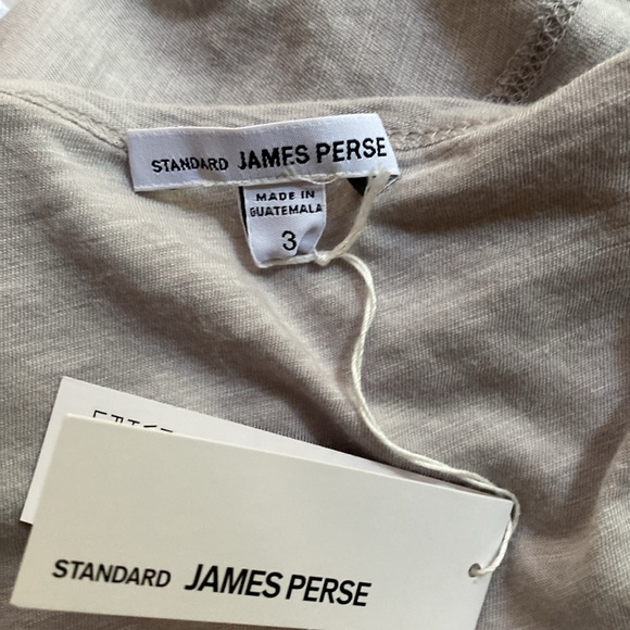 James Perse NWT Light gray Razorback cotton blend midi tank dress size 3 - Picture 9 of 13